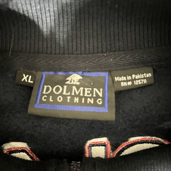 England National Team Jacket Mens XL Black Embroidered Dolmen Clothing - Picture 7 of 7